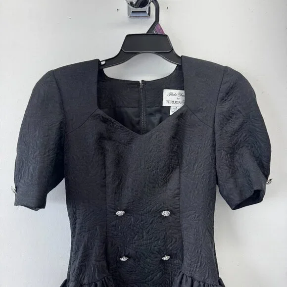 Teri Jon by Ricki Freeman Black Cocktail / Evening / Formal Dress - Size 8 - Picture 11 of 15